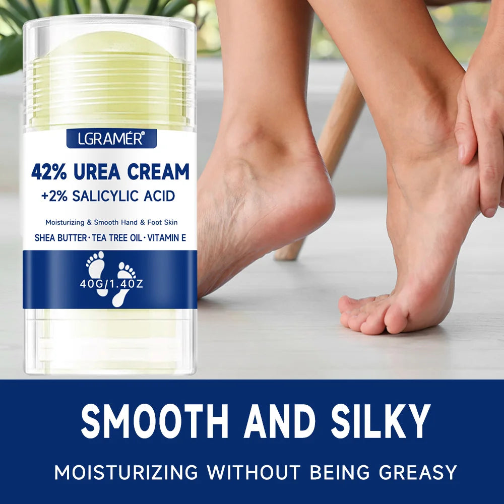 Intensive Hydrating Foot and Hand Cream with 42% Urea and 2% Salicylic Acid for Deep Moisturization