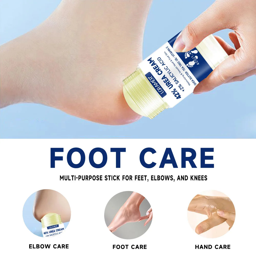 Intensive Hydrating Foot and Hand Cream with 42% Urea and 2% Salicylic Acid for Deep Moisturization